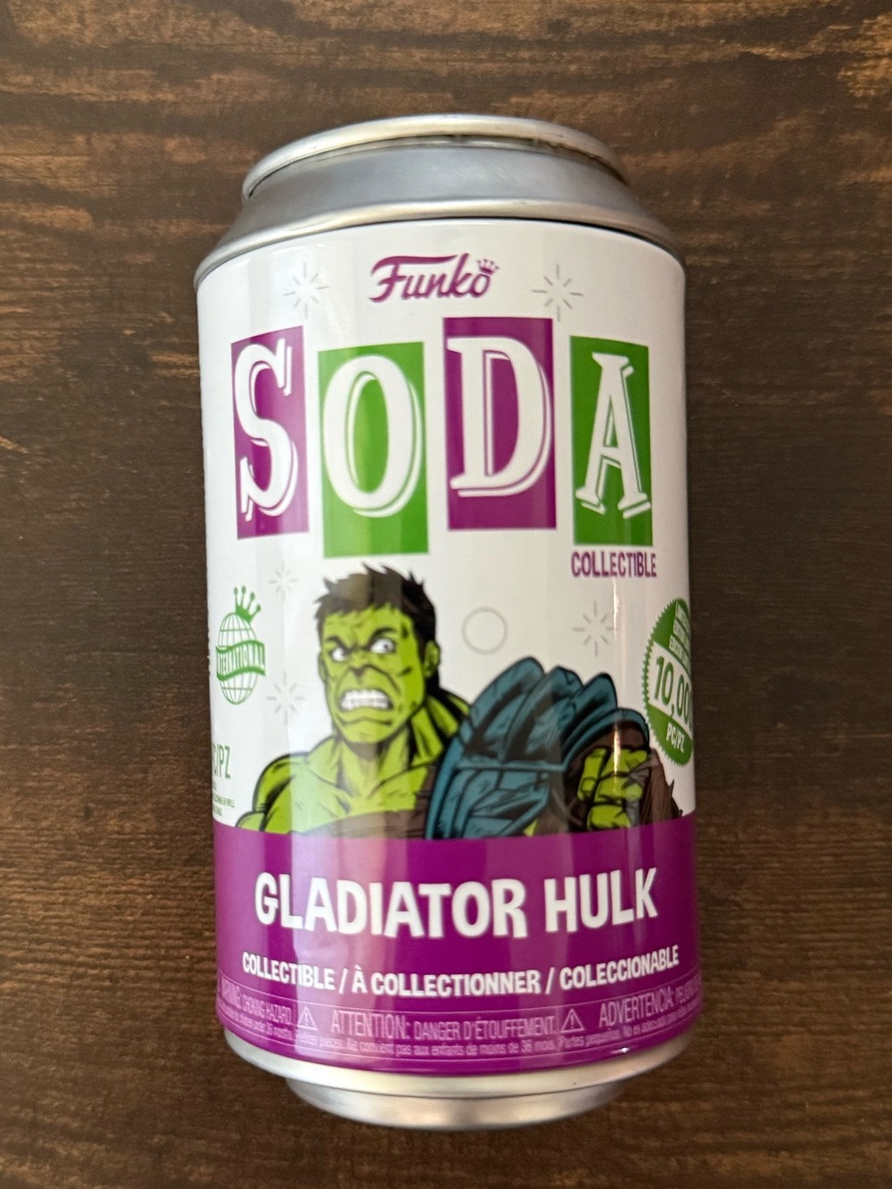 Funko SODA Gladiator Hulk Can - Green & Purple